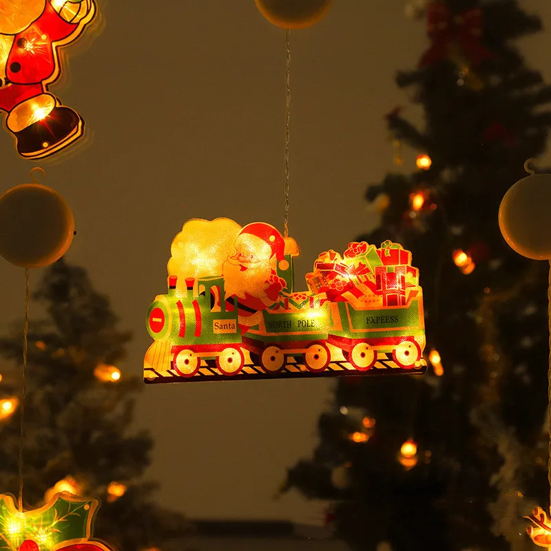 2021 cross-border LED Christmas decoration lights Santa Claus Christmas tree window suction cup lights Holiday lanterns hanging
2021 cross-border LED Christmas decoration lights Santa Claus Christmas tree window suction cup lights Holiday lanterns hanging