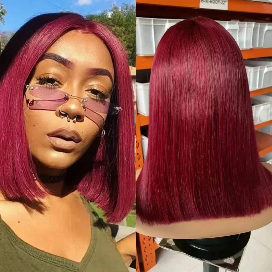 99J Бордовый Прямой Короткий Боб Парик 13x4 Парик Фронта Шнурка 100% Натуральные Бразильские Человеческие Волосы Предварительно Сорванные Выделите Короткий Боб Парик
99J Бордовый Прямой Короткий Боб Парик 13x4 Парик Фронта Шнурка 100% Натуральные Бразильские Человеческие Волосы Предварительно Сорванные Выделите Короткий Боб Парик