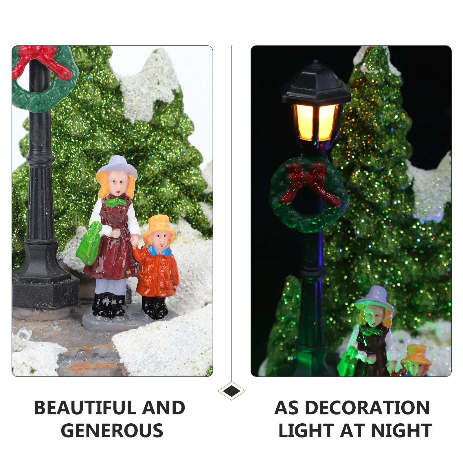1Pcs LED Music Small House Colorful Lights Xmas Resin House Decoration Christmas Gift Ornament Resin Craft Christmas Decor 
1Pcs LED Music Small House Colorful Lights Xmas Resin House Decoration Christmas Gift Ornament Resin Craft Christmas Decor