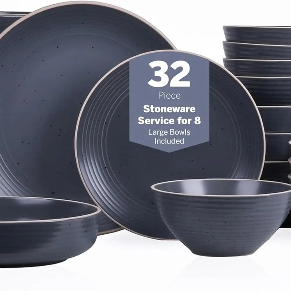 Набор тарелок и мисок в деревенском стиле, столовая посуда, сервиз на 8 человек, уголь в крапинку, можно мыть в посудомоечной машине и микроволновой печи, 32 предмета
Набор тарелок и мисок в деревенском стиле, столовая посуда, сервиз на 8 человек, уголь в крапинку, можно мыть в посудомоечной машине и микроволновой печи, 32 предмета