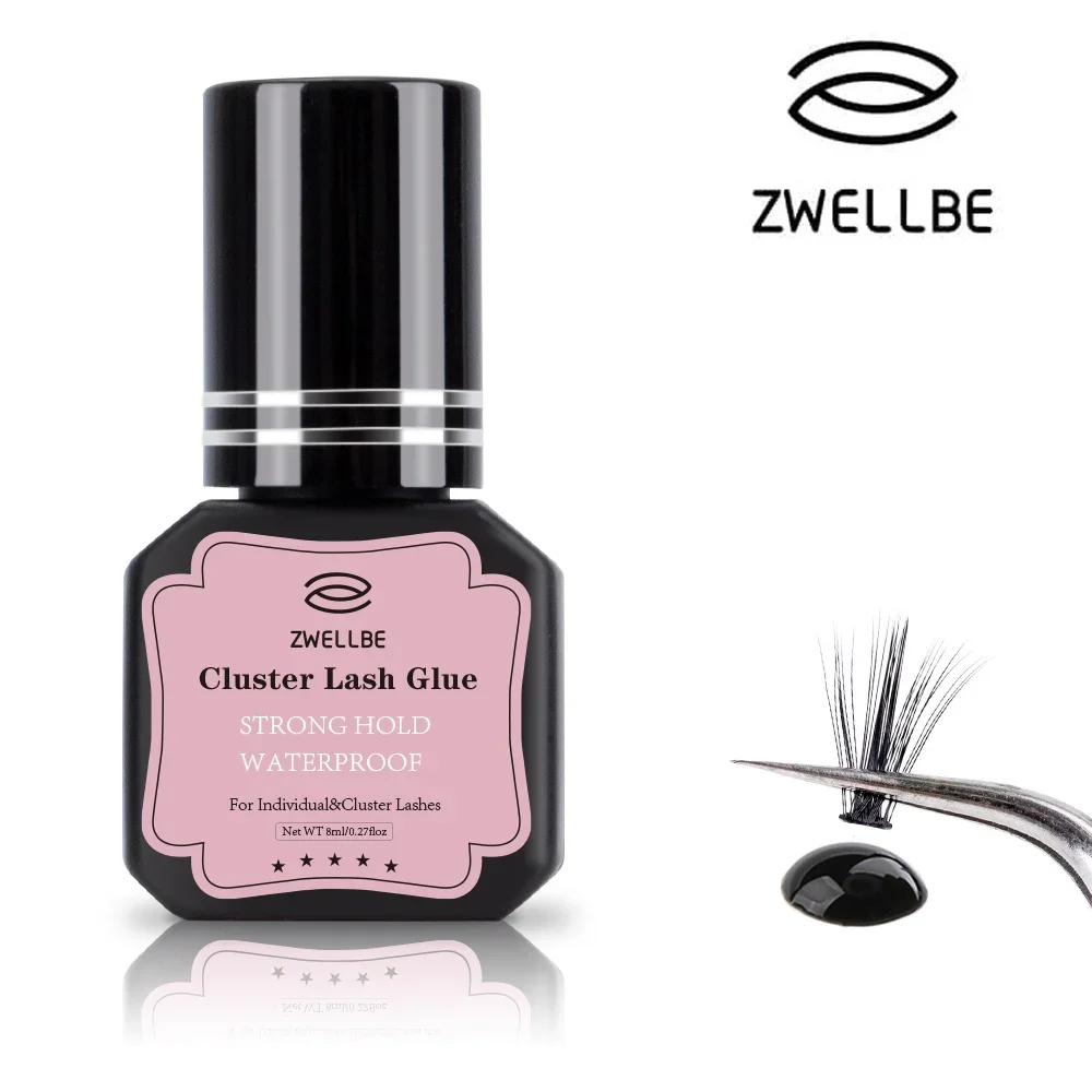 ZWELLBE Lash Clusters Glue 8ml Black Eyelash Glue for DIY Lash Extensions Long-Lasting Waterproof&No Irritation Makeup Tool Glue
ZWELLBE Lash Clusters Glue 8ml Black Eyelash Glue for DIY Lash Extensions Long-Lasting Waterproof&No Irritation Makeup Tool Glue