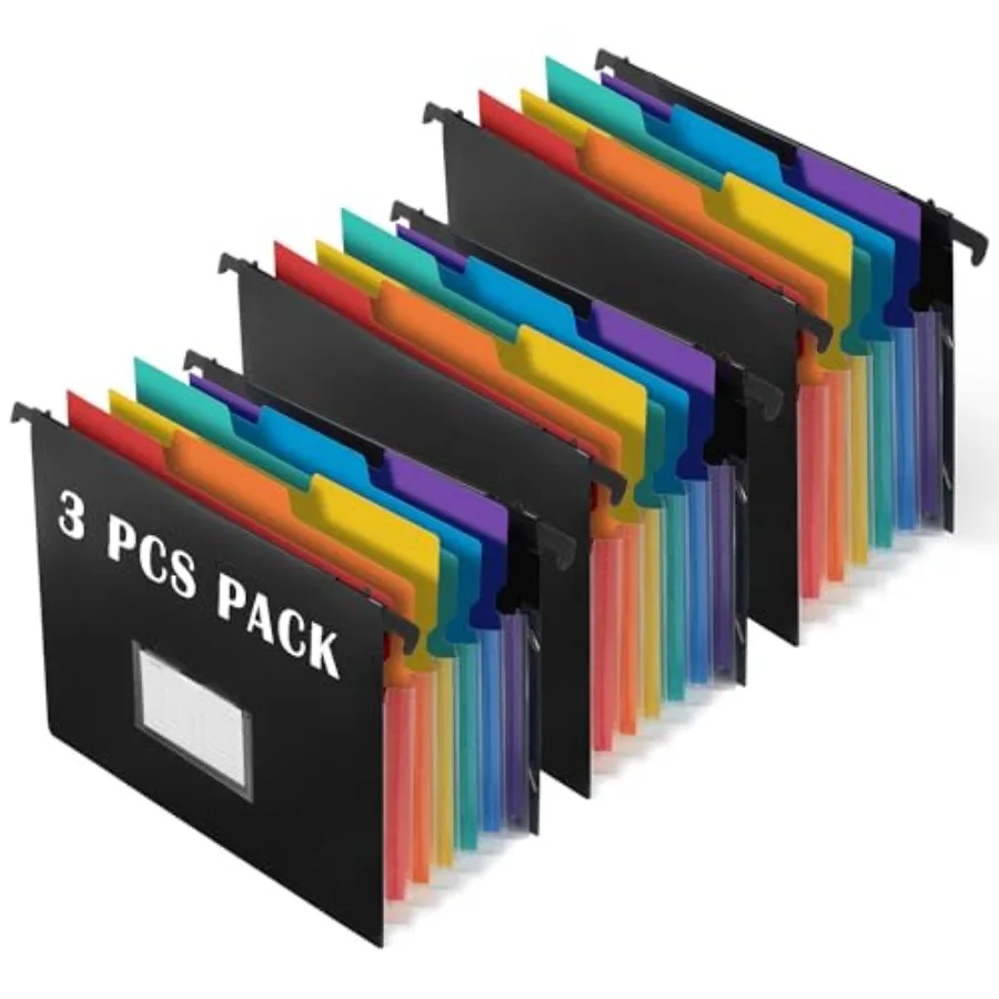 7-Pockets Hanging File Folder with Retractable Hooks for Filing Cabinet, Letter Size Expandable Accordion File Organizer with E
7-Pockets Hanging File Folder with Retractable Hooks for Filing Cabinet, Letter Size Expandable Accordion File Organizer with E