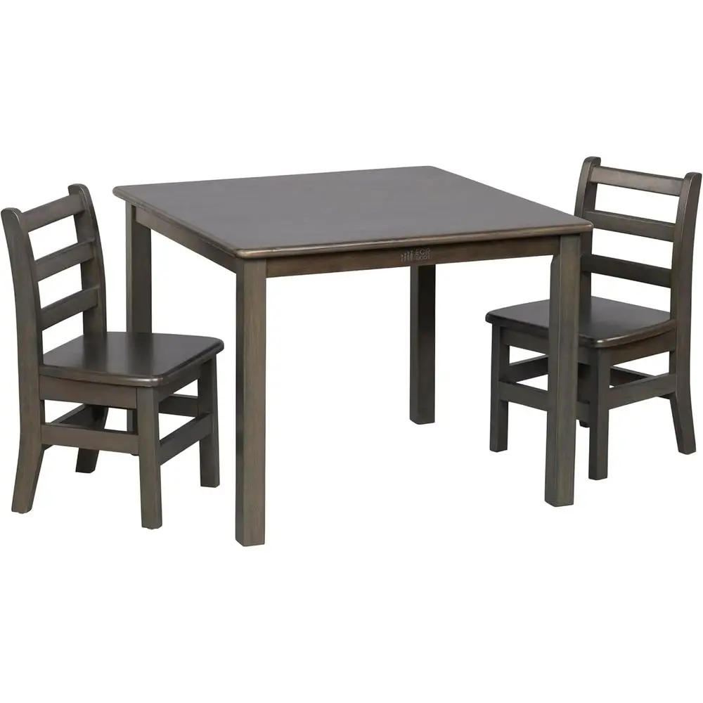 Grey Wash 3-Piece Kids' Square Wooden Table and Chair Set, 30x30 Table, 12 Chairs
Grey Wash 3-Piece Kids' Square Wooden Table and Chair Set, 30x30 Table, 12 Chairs