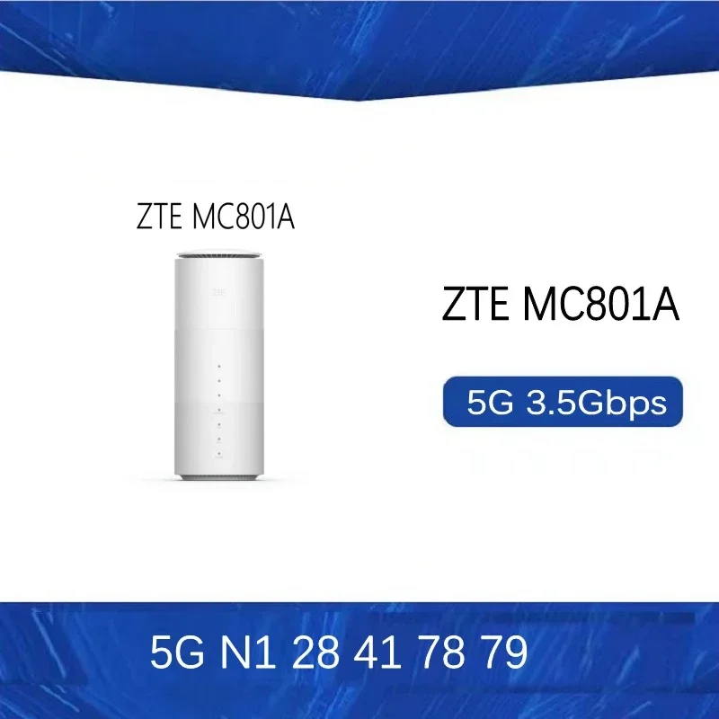 Глобальная версия ZTE MC801A CPE 5G Маршрутизатор Wi-Fi 6 SDX55 NSA + SA N78/79/41/1/28 4g/5g с портом телефона RJ11
Глобальная версия ZTE MC801A CPE 5G Маршрутизатор Wi-Fi 6 SDX55 NSA + SA N78/79/41/1/28 4g/5g с портом телефона RJ11
