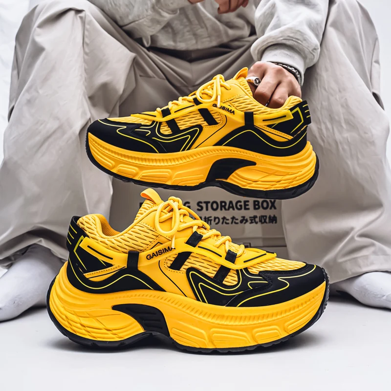 Mesh fabric breathable spring and summer men's shoes 2025 new casual sports shoes, thick-soled anti-slip trendy men's shoes
Mesh fabric breathable spring and summer men's shoes 2025 new casual sports shoes, thick-soled anti-slip trendy men's shoes