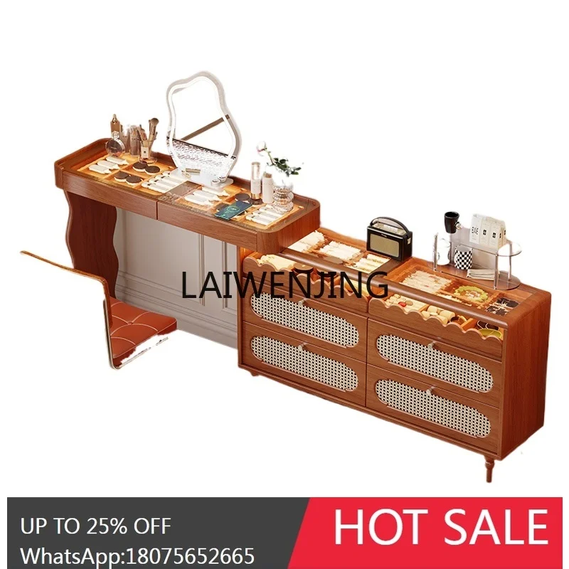 French medieval solid wood dressing table, chest cabinet, integrated six-bucket storage cabinet
French medieval solid wood dressing table, chest cabinet, integrated six-bucket storage cabinet