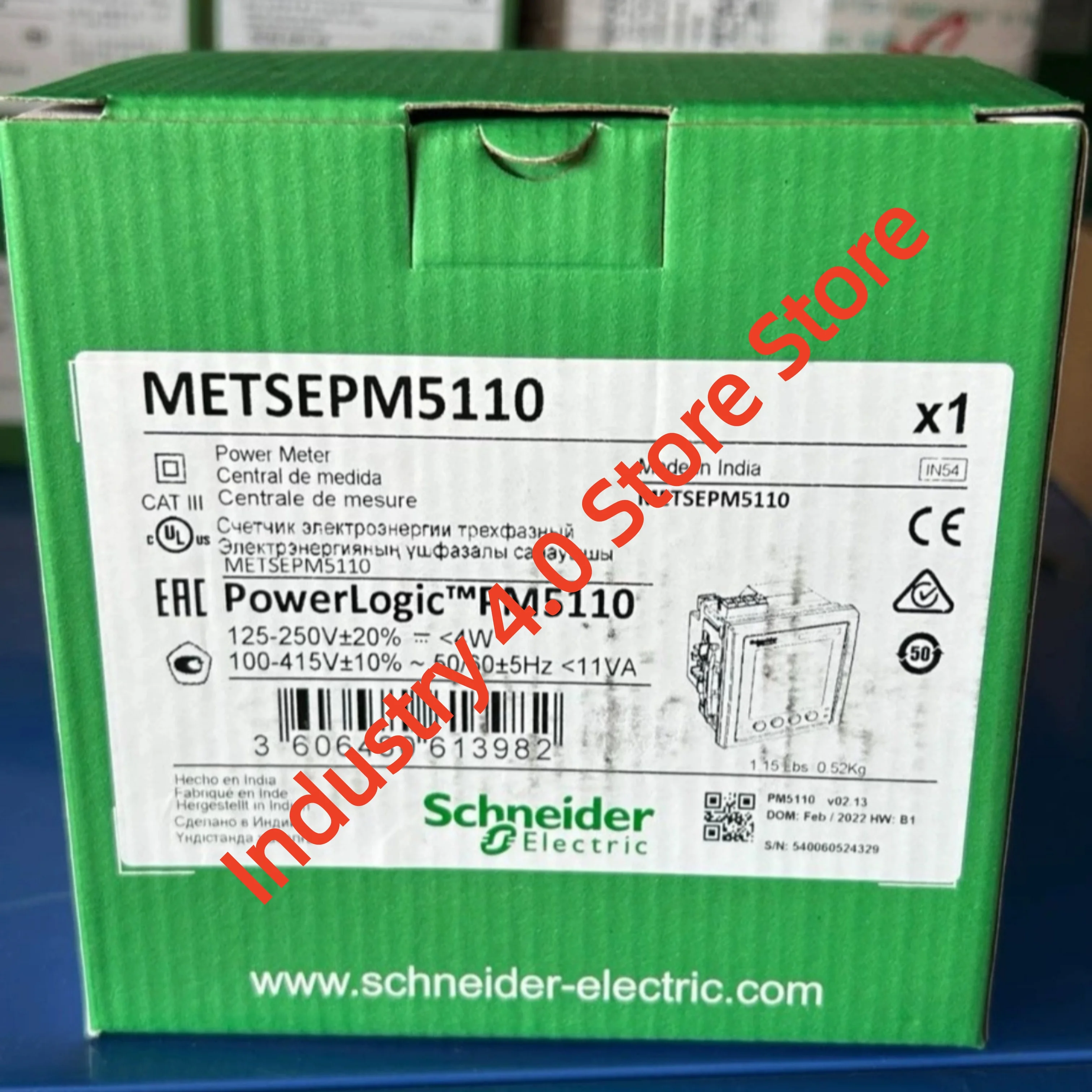 METSEDM6200HCL10RS DM6200H METSEPM5100 PM5100 Electric energy monitoring power meter
METSEDM6200HCL10RS DM6200H METSEPM5100 PM5100 Electric energy monitoring power meter