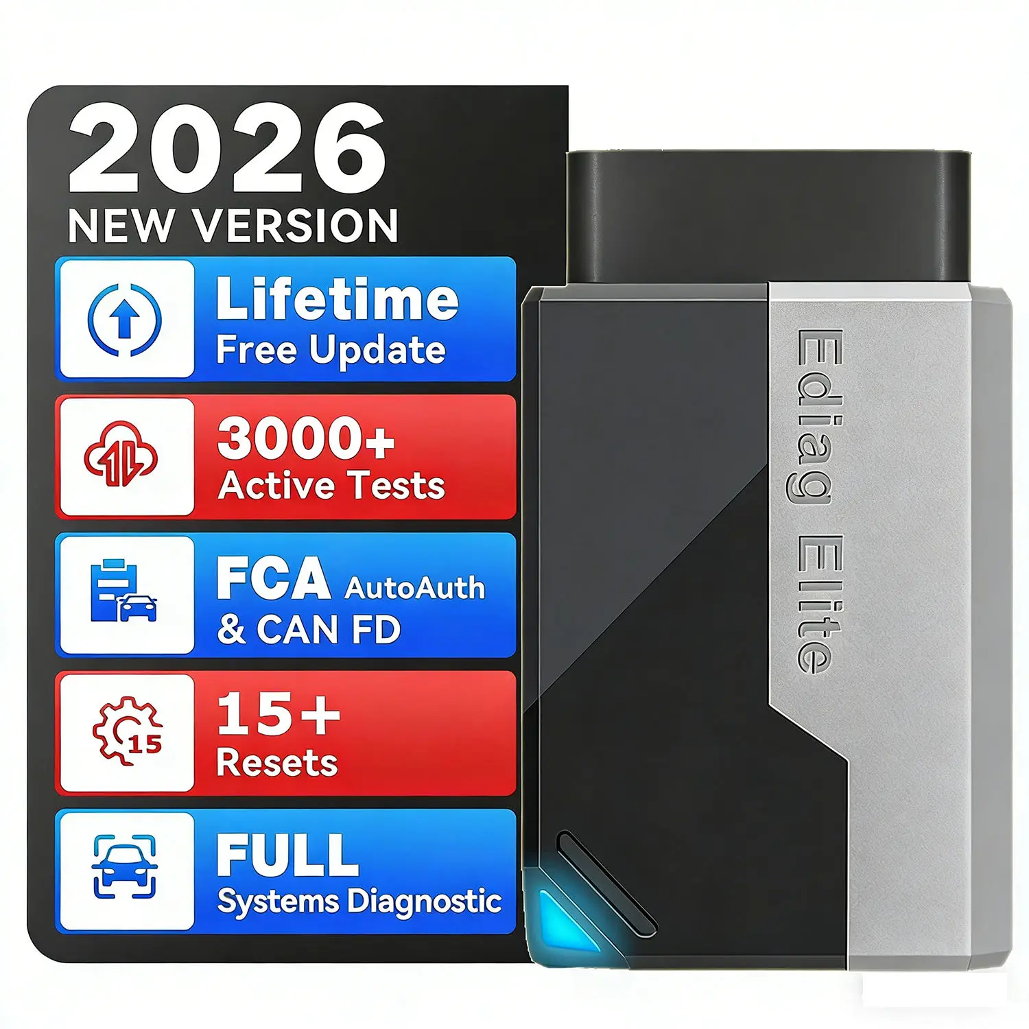 US EU Warehouse Kingbolen Ediag Elite 2026 Hot Full System OBD2 Car Diagnostic Tool Bluetooth Scanner Lifetime Free
US EU Warehouse Kingbolen Ediag Elite 2026 Hot Full System OBD2 Car Diagnostic Tool Bluetooth Scanner Lifetime Free