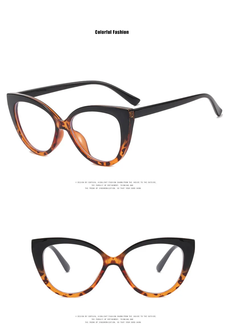 Stylowe okulary kocie oczy w kolorowych oprawkach – korekcyjne dla krótkowzroczności i do czytania 41 Scfdbb656ab834f25aee38c6419125794z
