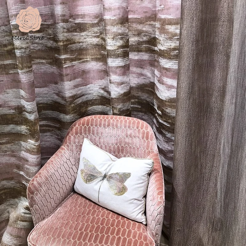 French Modern Linen Sheer Curtains Blue Pink Ombré Custom Drapes for Bedroom Living Room Villa Luxury Home Decor Tulle
French Modern Linen Sheer Curtains Blue Pink Ombré Custom Drapes for Bedroom Living Room Villa Luxury Home Decor Tulle
