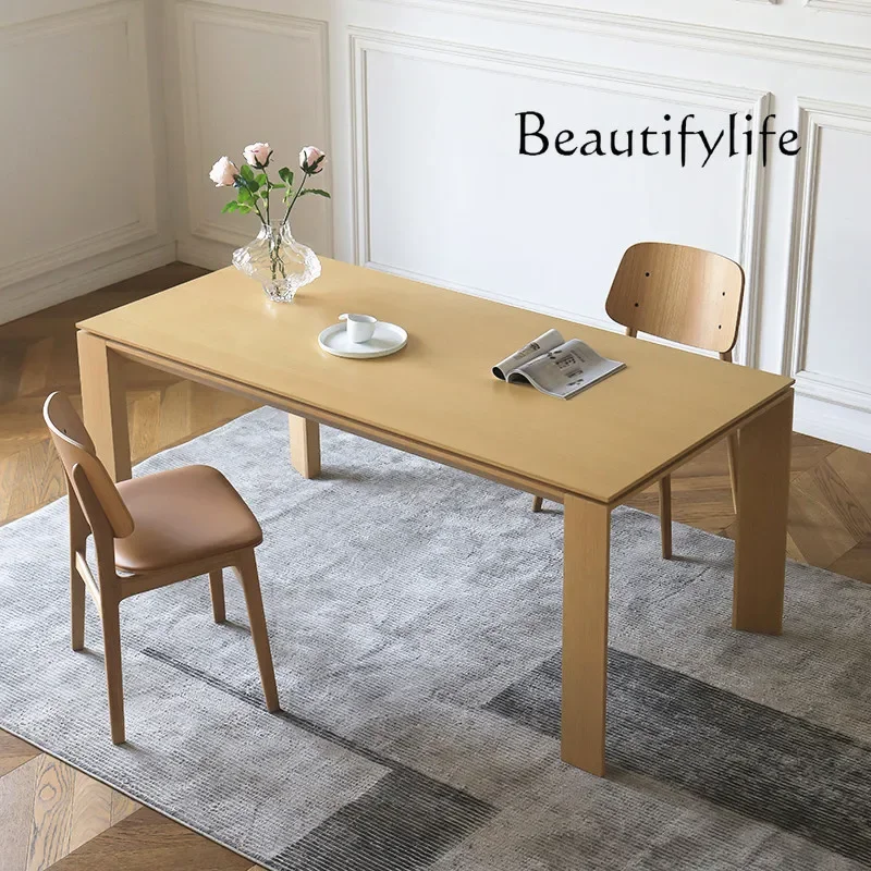 N40 Italian minimalist medieval solid wood dining table restaurant rectangular dining table large board table desk desk
N40 Italian minimalist medieval solid wood dining table restaurant rectangular dining table large board table desk desk