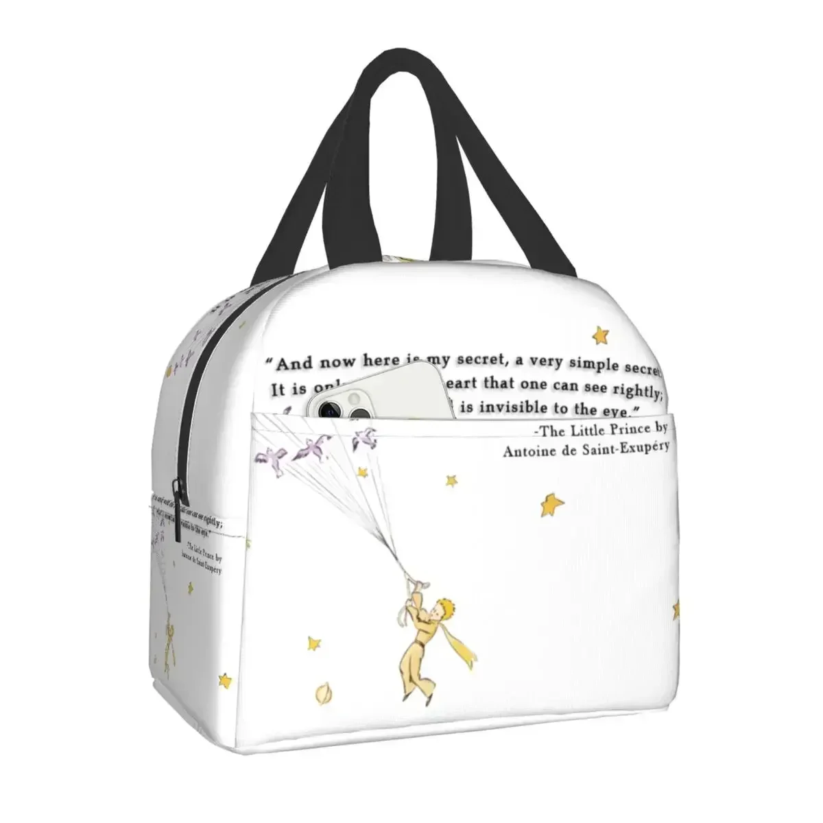 The Little Prince Thermal Insulated Lunch Bag Portable Resuable Lunch Tote for Women Kids School Work Multifunction Food Box
The Little Prince Thermal Insulated Lunch Bag Portable Resuable Lunch Tote for Women Kids School Work Multifunction Food Box