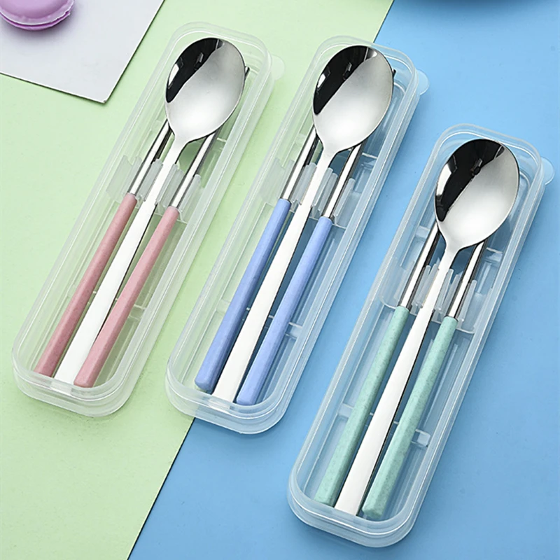 Stainless Steel Portable Cutlery with Case, Spoon, Chopsticks, Flatware Set, School, Picnic, Travel, Tableware, Kitchen Accessor
Stainless Steel Portable Cutlery with Case, Spoon, Chopsticks, Flatware Set, School, Picnic, Travel, Tableware, Kitchen Accessor