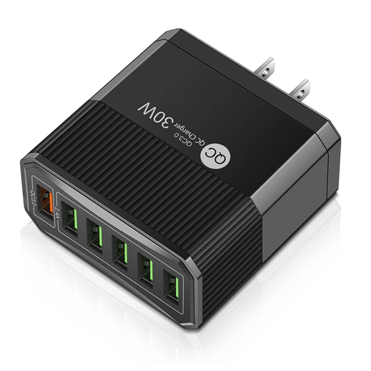 ABEP-6 Ports USB Charger 30W Fast Charging Charger Cell Phone Chargers US Plug Black
ABEP-6 Ports USB Charger 30W Fast Charging Charger Cell Phone Chargers US Plug Black