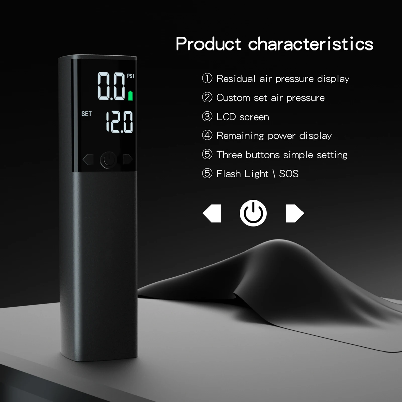 Electric Air Ball Pump Portable Rechargeable Ball Pump with LCD Display LED Light 12 PSI Mini Air Pump for Basketball Football
Electric Air Ball Pump Portable Rechargeable Ball Pump with LCD Display LED Light 12 PSI Mini Air Pump for Basketball Football