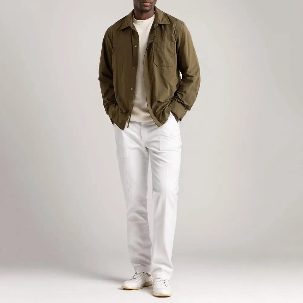 Men Versatile Jacket Retro Style Men's Lapel Coat with Long Sleeve Solid Color Button Placket Jacket for Spring Autumn for A
Men Versatile Jacket Retro Style Men's Lapel Coat with Long Sleeve Solid Color Button Placket Jacket for Spring Autumn for A