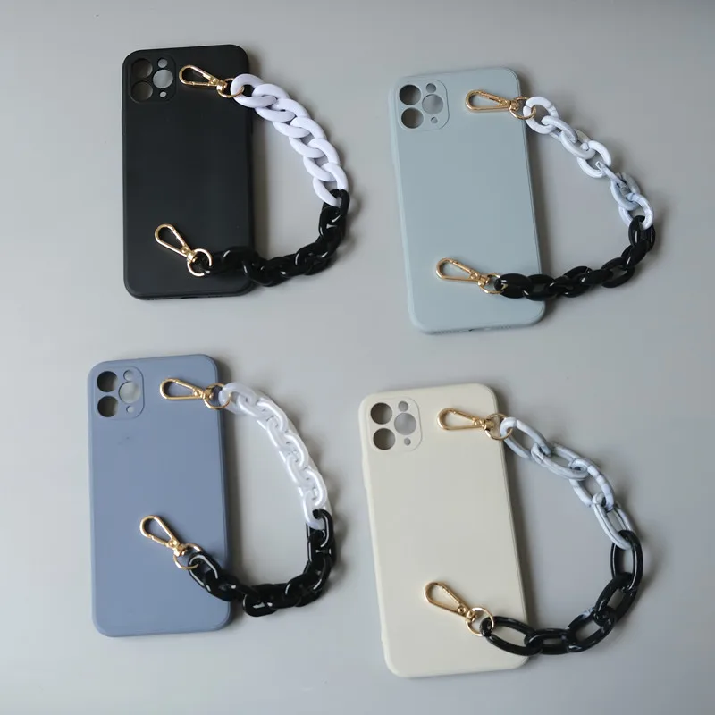 New Phone Accessory Chain Boutique Acrylic Luxury Phone Case Chains White Black Lanyard Cell Mobile Patch Charm Handle Strap
New Phone Accessory Chain Boutique Acrylic Luxury Phone Case Chains White Black Lanyard Cell Mobile Patch Charm Handle Strap