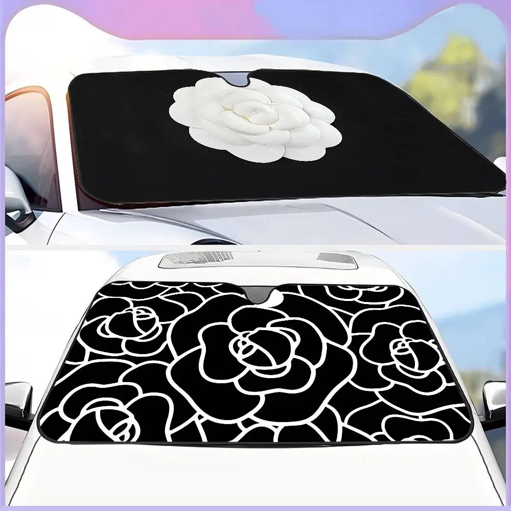 Черно-белый узор камелии, автомобильная солнечная защита, солнцезащитный козырек на лобовое стекло с подогревом, лобовое стекло автомобиля, крышка от солнца
Черно-белый узор камелии, автомобильная солнечная защита, солнцезащитный козырек на лобовое стекло с подогревом, лобовое стекло автомобиля, крышка от солнца