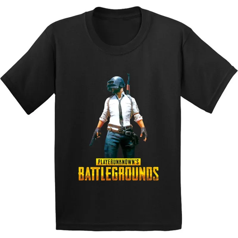 100% хлопок, Детская футболка с рисунком игры Playerunknown's Battlegrounds PUBG, забавная одежда для малышей, Повседневная футболка для мальчиков и девочек, GKT261
100% хлопок, Детская футболка с рисунком игры Playerunknown's Battlegrounds PUBG, забавная одежда для малышей, Повседневная футболка для мальчиков и девочек, GKT261