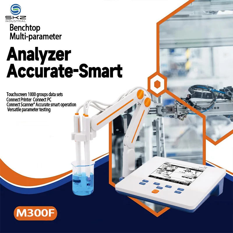 M300F Professional All-in-One pH EC DO and Ion Benchtop Water Analyzer Water Quality Meter
M300F Professional All-in-One pH EC DO and Ion Benchtop Water Analyzer Water Quality Meter