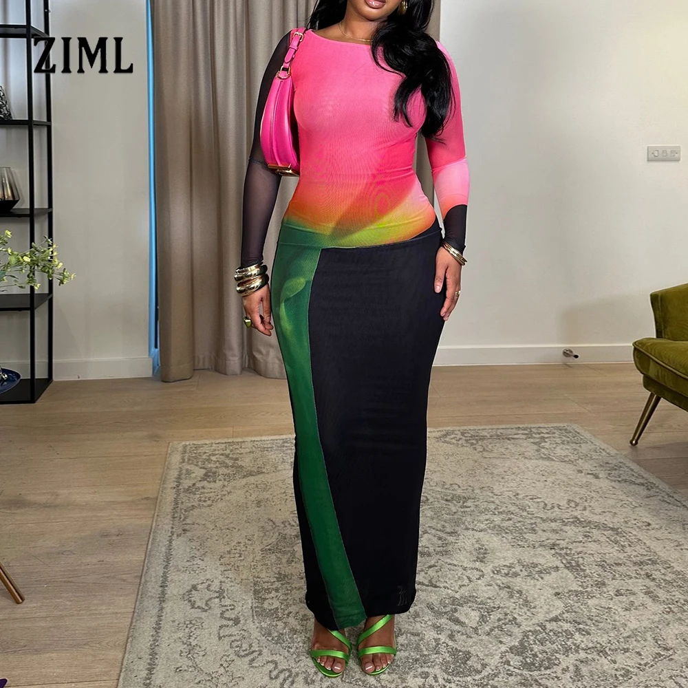 ZIML Hit Color Slimming Chic Minimalist Dresses for Women Round Neck Long Sleeve High Wiast Loose Casual Dress Female Fashion
ZIML Hit Color Slimming Chic Minimalist Dresses for Women Round Neck Long Sleeve High Wiast Loose Casual Dress Female Fashion