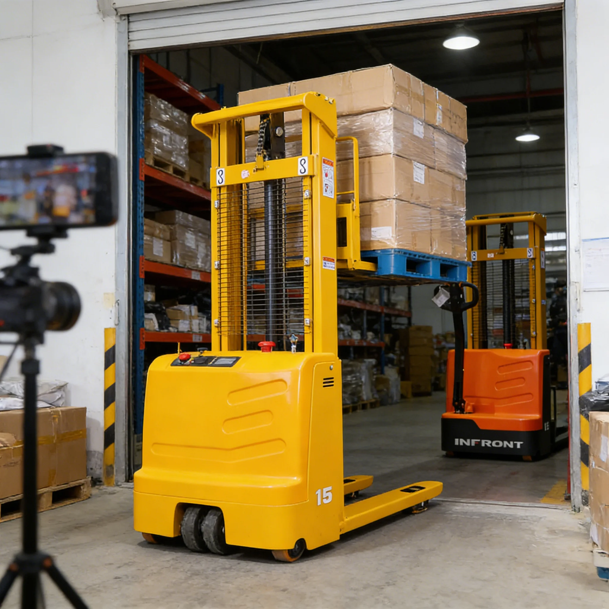 Full Electric Ride On Stacker 1.5T 2.5m High Lift Versatile Logistics Forklift For Modern Fulfillment
Full Electric Ride On Stacker 1.5T 2.5m High Lift Versatile Logistics Forklift For Modern Fulfillment