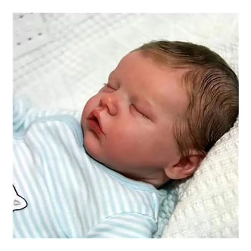 19 inch 48 cm real doll handmade art doll cute sleeping newborn silicone doll
19 inch 48 cm real doll handmade art doll cute sleeping newborn silicone doll