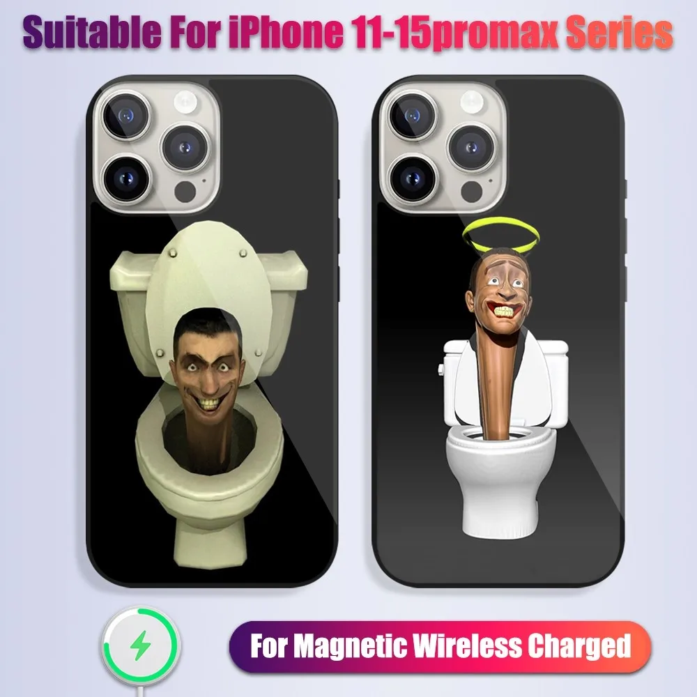 Funny S-Skibidi Toilet Phone Case For iPhone 13 14 15 11 12 Pro Max Plus Glass Charging Magsafe Magnetic Cover
Funny S-Skibidi Toilet Phone Case For iPhone 13 14 15 11 12 Pro Max Plus Glass Charging Magsafe Magnetic Cover