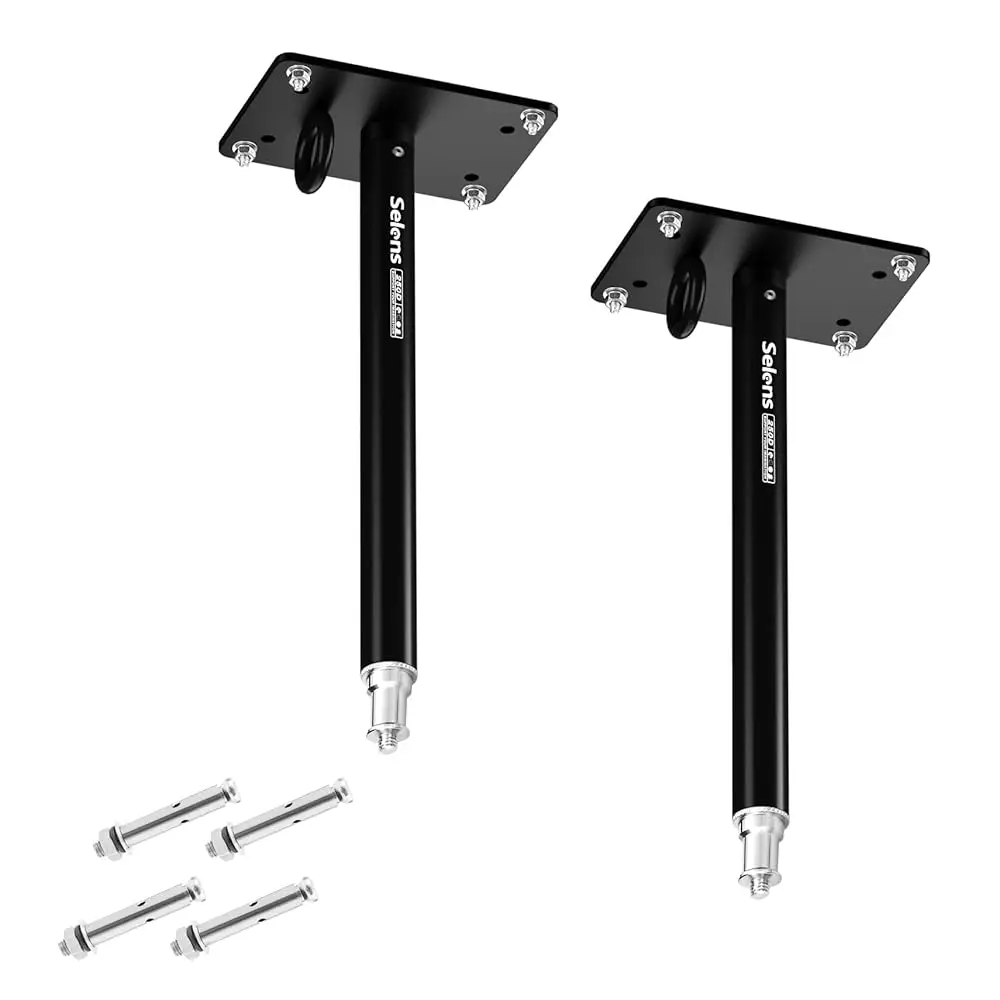 2 Pack Camera Ceiling Mount, 11\ Wall Mount Bracket with 1/4\ Universal Adapter for Video Light, Ring Light, Softbox, Reflec
2 Pack Camera Ceiling Mount, 11\ Wall Mount Bracket with 1/4\ Universal Adapter for Video Light, Ring Light, Softbox, Reflec