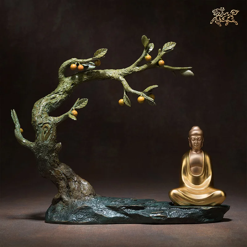 high grade Buddhist gilding Sakyamuni Amitabha Buddha Bodhi tree statue family Protect Spiritual Art Talisman COPPER Sculpture
high grade Buddhist gilding Sakyamuni Amitabha Buddha Bodhi tree statue family Protect Spiritual Art Talisman COPPER Sculpture