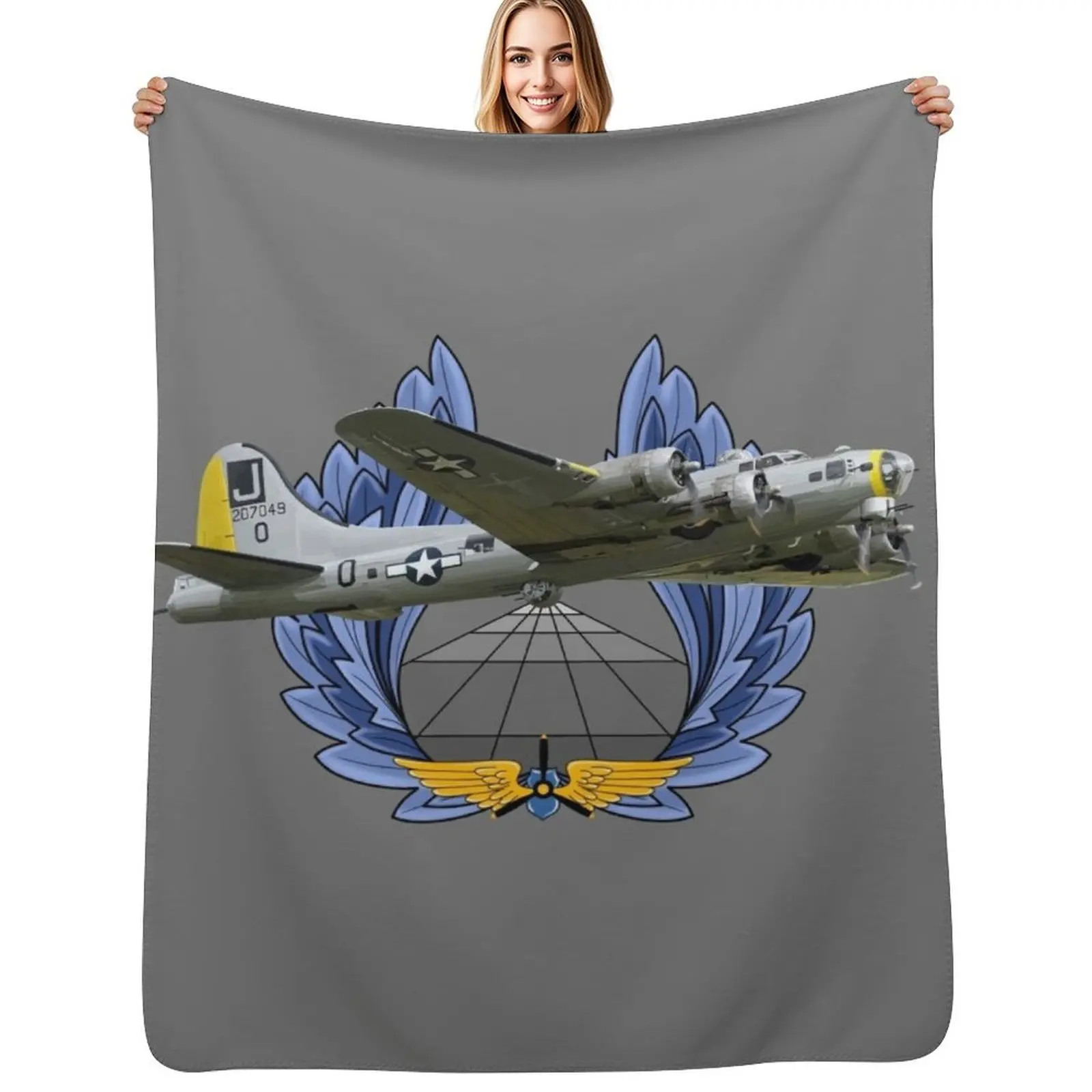 B-17 Flying Fortress Throw Blanket Warm Flannel Blanket for Couch Chair Bedroom
B-17 Flying Fortress Throw Blanket Warm Flannel Blanket for Couch Chair Bedroom