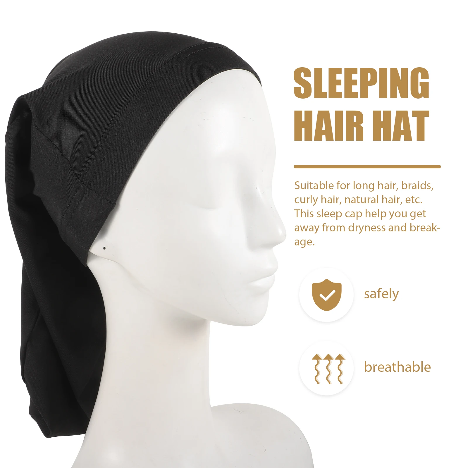 Elastic Long Bonnet For Women Comfortable Breathable Sleep Cap Curly Hat Face Wash Spa Cap Easy Wear Stable Fit Long Sleeping
Elastic Long Bonnet For Women Comfortable Breathable Sleep Cap Curly Hat Face Wash Spa Cap Easy Wear Stable Fit Long Sleeping