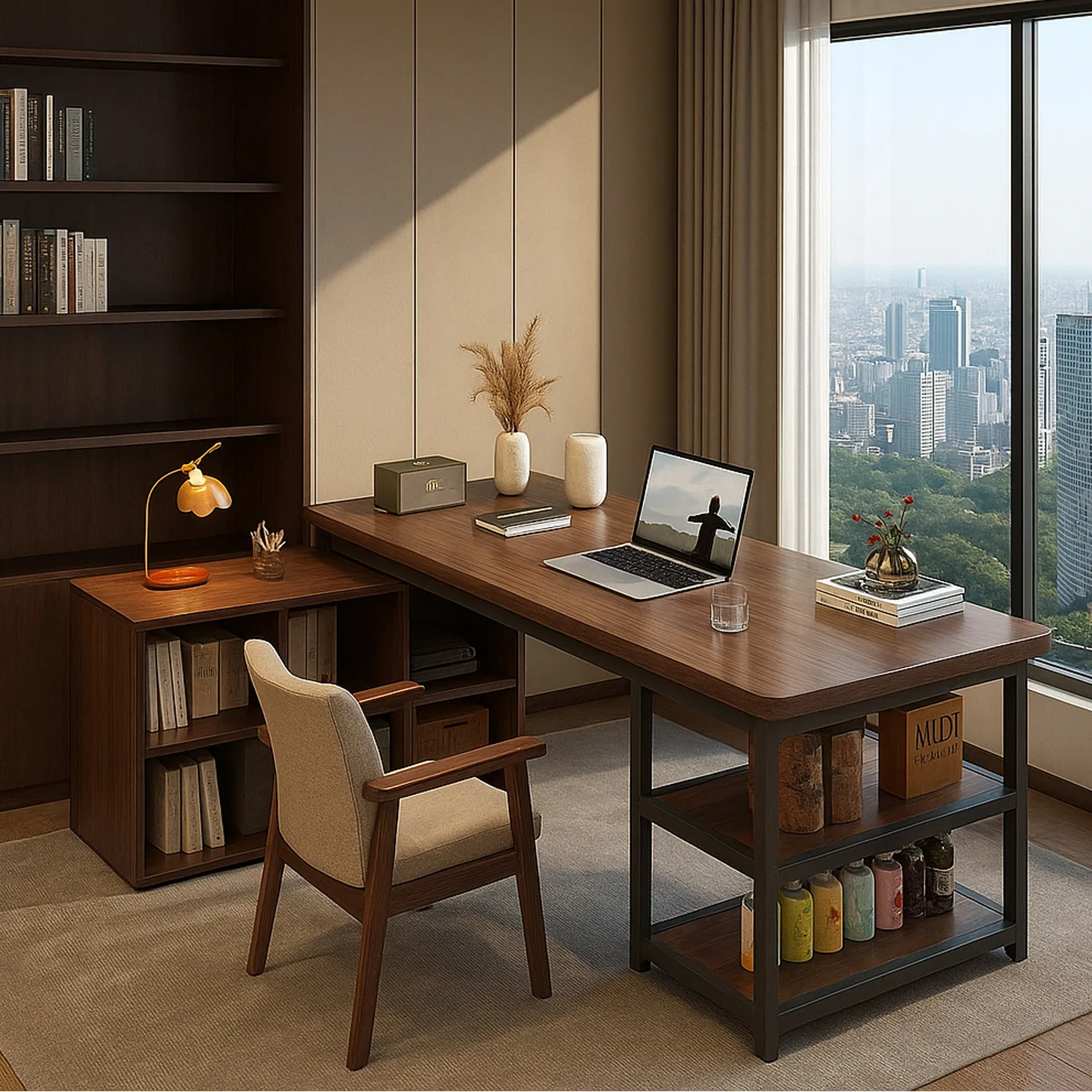 Employee seat Single corner boss Commercial integrated storage computer tables and chairs
Employee seat Single corner boss Commercial integrated storage computer tables and chairs