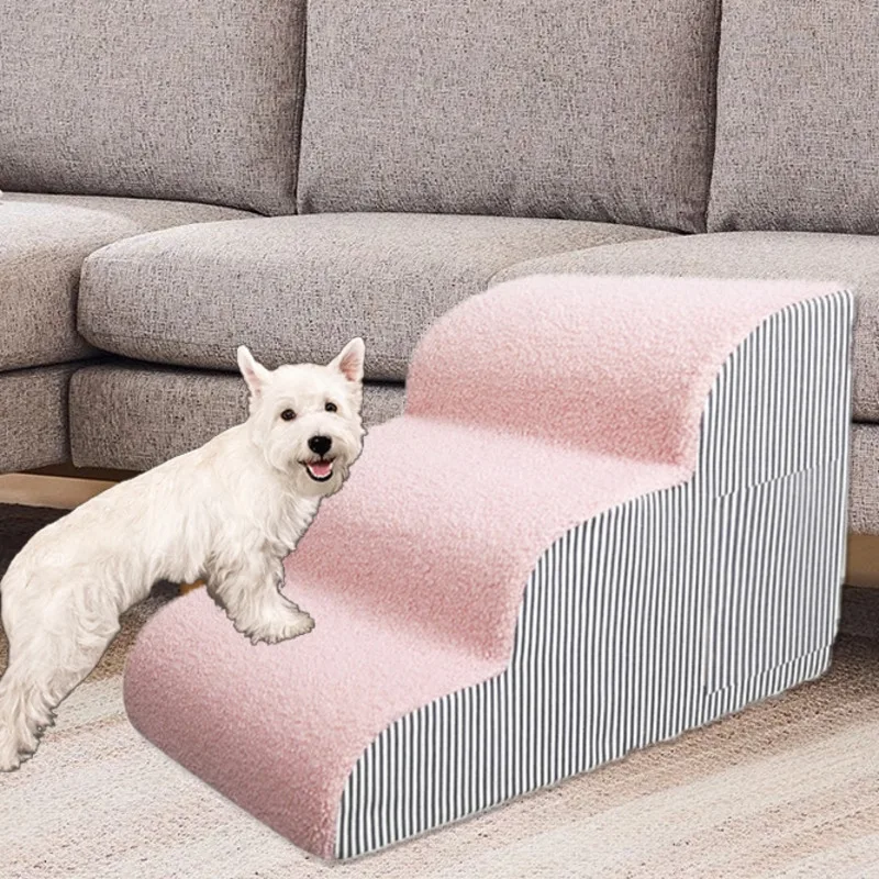 Pet Stairs Dog Ladder For Small Dogs, Washable Detachable Sofa And Bed Steps, Non-Slip Ramp For Puppies, Senior Pets Home Use
Pet Stairs Dog Ladder For Small Dogs, Washable Detachable Sofa And Bed Steps, Non-Slip Ramp For Puppies, Senior Pets Home Use