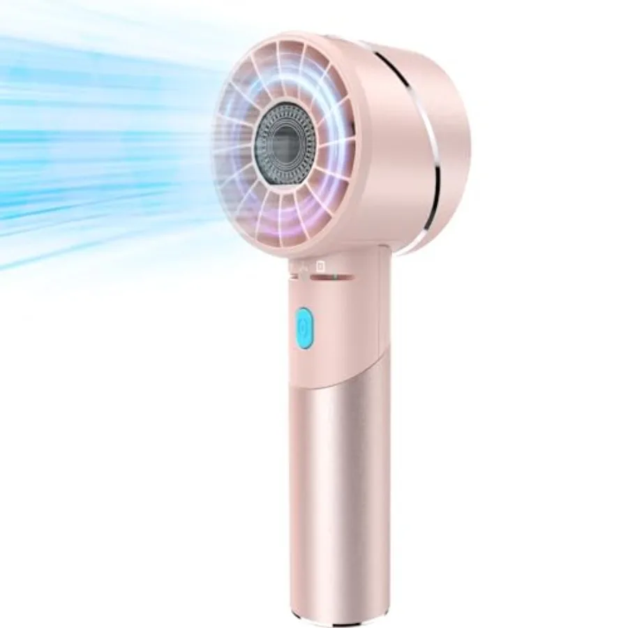 Handheld Fan, Mini Small Portable Turbo Fan, USB Type-C Rechargeable with 4 High Speeds Personal Fans, Max 16 Hours Working Tim
Handheld Fan, Mini Small Portable Turbo Fan, USB Type-C Rechargeable with 4 High Speeds Personal Fans, Max 16 Hours Working Tim