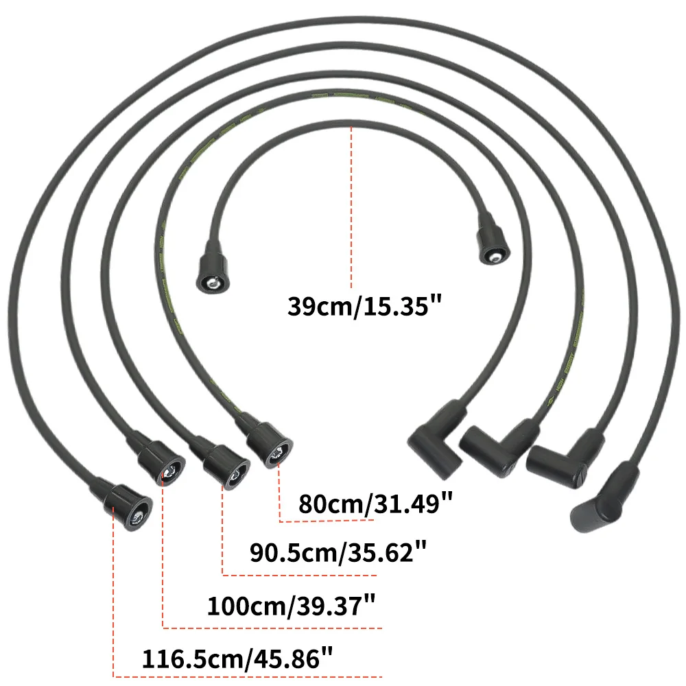 FOR Wisconsin Engine Spark Plug Wire Set VH4D W4-1770 Side/Low Mount Distributor
FOR Wisconsin Engine Spark Plug Wire Set VH4D W4-1770 Side/Low Mount Distributor