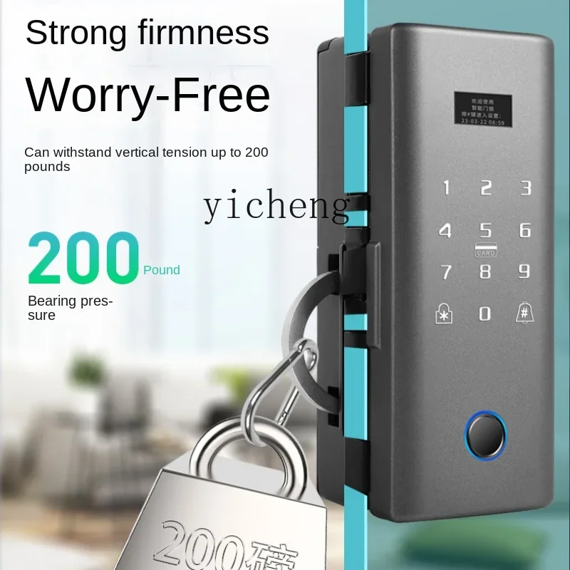 cc29 Glass Door Fingerprint Lock Framed Punch Free Waterproof Door Password Lock Framed Electronic Smart Lock
cc29 Glass Door Fingerprint Lock Framed Punch Free Waterproof Door Password Lock Framed Electronic Smart Lock