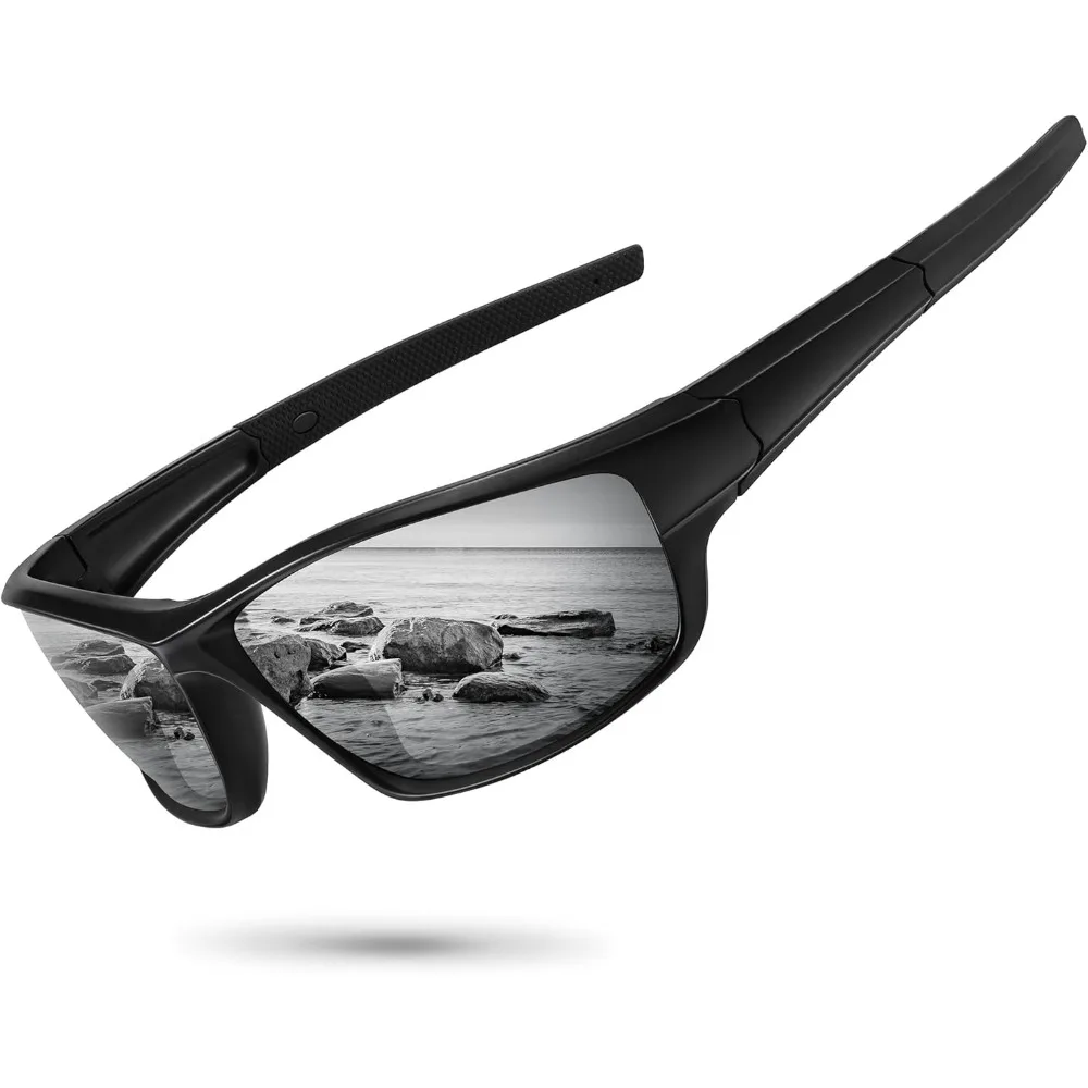 Polarized Sports Sunglasses for Men Women Driving Cycling Fishing Wrap Around Sun Glasses UV400 Protection
Polarized Sports Sunglasses for Men Women Driving Cycling Fishing Wrap Around Sun Glasses UV400 Protection