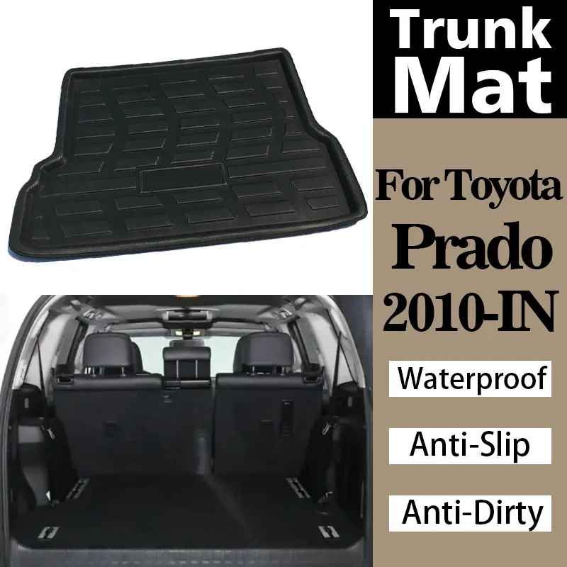 Коврики в багажник автомобиля для Toyota Land Cruiser Prado 2010-2024, поднос, грузовой вкладыш, задний багажник, водонепроницаемый, противоскользящий, противогрязный
Коврики в багажник автомобиля для Toyota Land Cruiser Prado 2010-2024, поднос, грузовой вкладыш, задний багажник, водонепроницаемый, противоскользящий, противогрязный