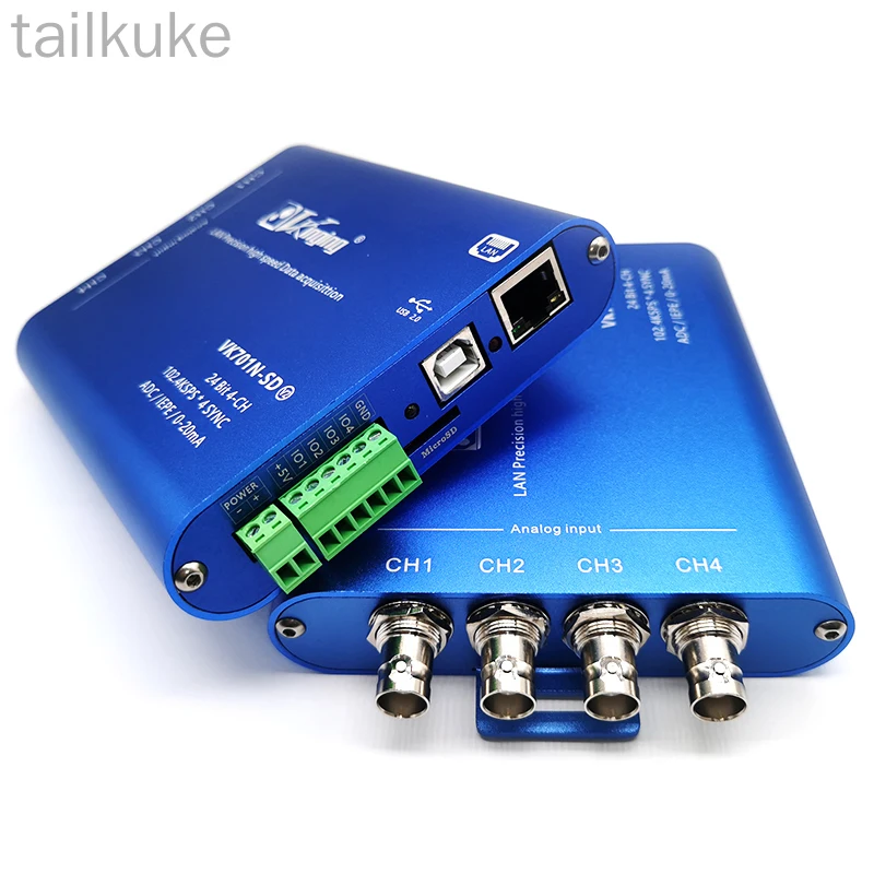 VK701N-SD Ethernet LAN24 Bit Data Acquisition Card UV Can Offline Store 102.4ksps Synchronization
VK701N-SD Ethernet LAN24 Bit Data Acquisition Card UV Can Offline Store 102.4ksps Synchronization