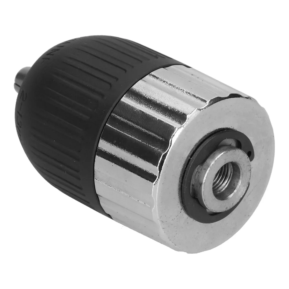 2-13mm Capacity Drill Chuck Adapter 3/8-24UNF Thread Semi-Metal Material Keyless Drill Chuck Small Hole Threaded
2-13mm Capacity Drill Chuck Adapter 3/8-24UNF Thread Semi-Metal Material Keyless Drill Chuck Small Hole Threaded