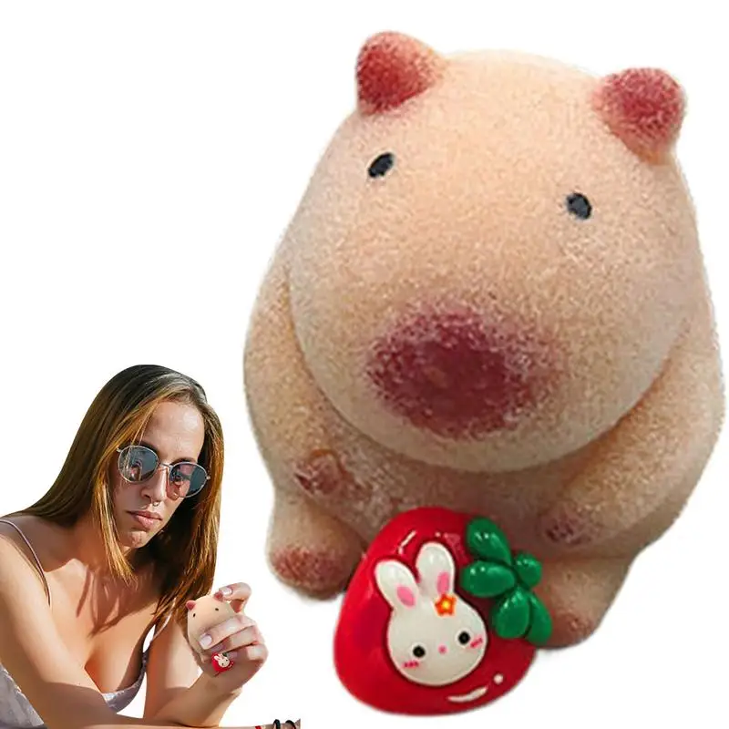 Capybara Squeeze Sensory Toy Animal Hand Relax Toys Cute Cartoon Stress Relief Toy Portable Funny Sensory Toys For Kids Adults
Capybara Squeeze Sensory Toy Animal Hand Relax Toys Cute Cartoon Stress Relief Toy Portable Funny Sensory Toys For Kids Adults