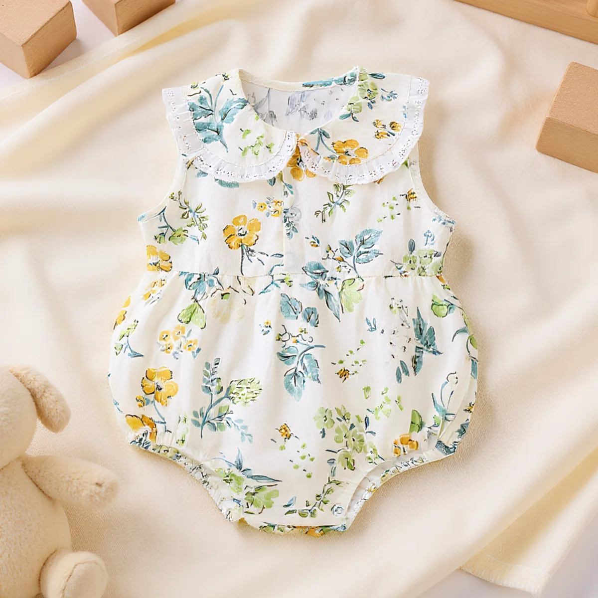 Summer Baby Girls Soft Cute Sleeveless Fashion Bodysuits Toddlers Clothing
Summer Baby Girls Soft Cute Sleeveless Fashion Bodysuits Toddlers Clothing