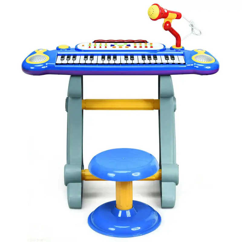 37 Key Electronic Keyboard Piano-Blue
37 Key Electronic Keyboard Piano-Blue