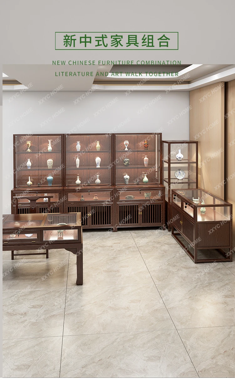 XZ Solid wood jewelry display cabinet jewelry jade tea display cabinet antique antique display glass counter
XZ Solid wood jewelry display cabinet jewelry jade tea display cabinet antique antique display glass counter