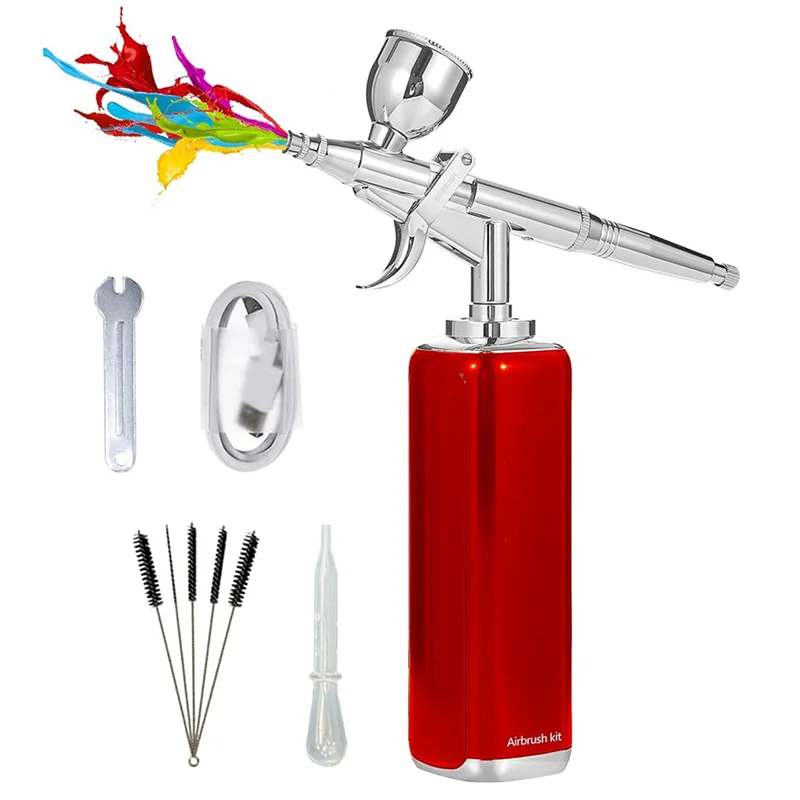AB11-Набор аэрографов с компрессором, беспроводной набор аэрографов, миниатюрный инструмент для рисования воздушным потоком, украшение торта аэрографа
AB11-Набор аэрографов с компрессором, беспроводной набор аэрографов, миниатюрный инструмент для рисования воздушным потоком, украшение торта аэрографа