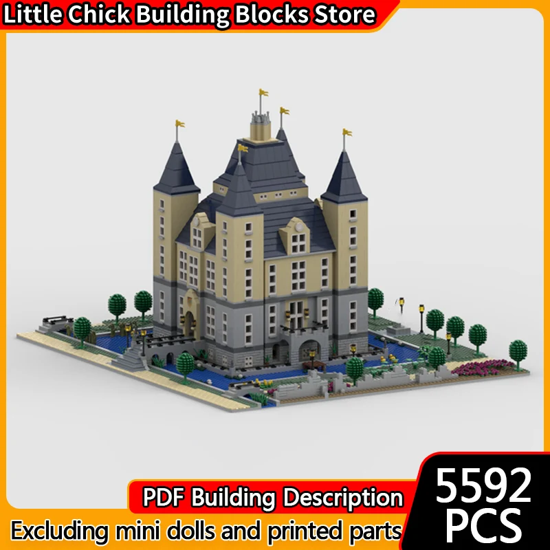 Средневековый замок, модель MOC, строительные кирпичи, классический средневековый замок, модульная технология, детские праздничные подарки, сборные игрушки, костюм
Средневековый замок, модель MOC, строительные кирпичи, классический средневековый замок, модульная технология, детские праздничные подарки, сборные игрушки, костюм