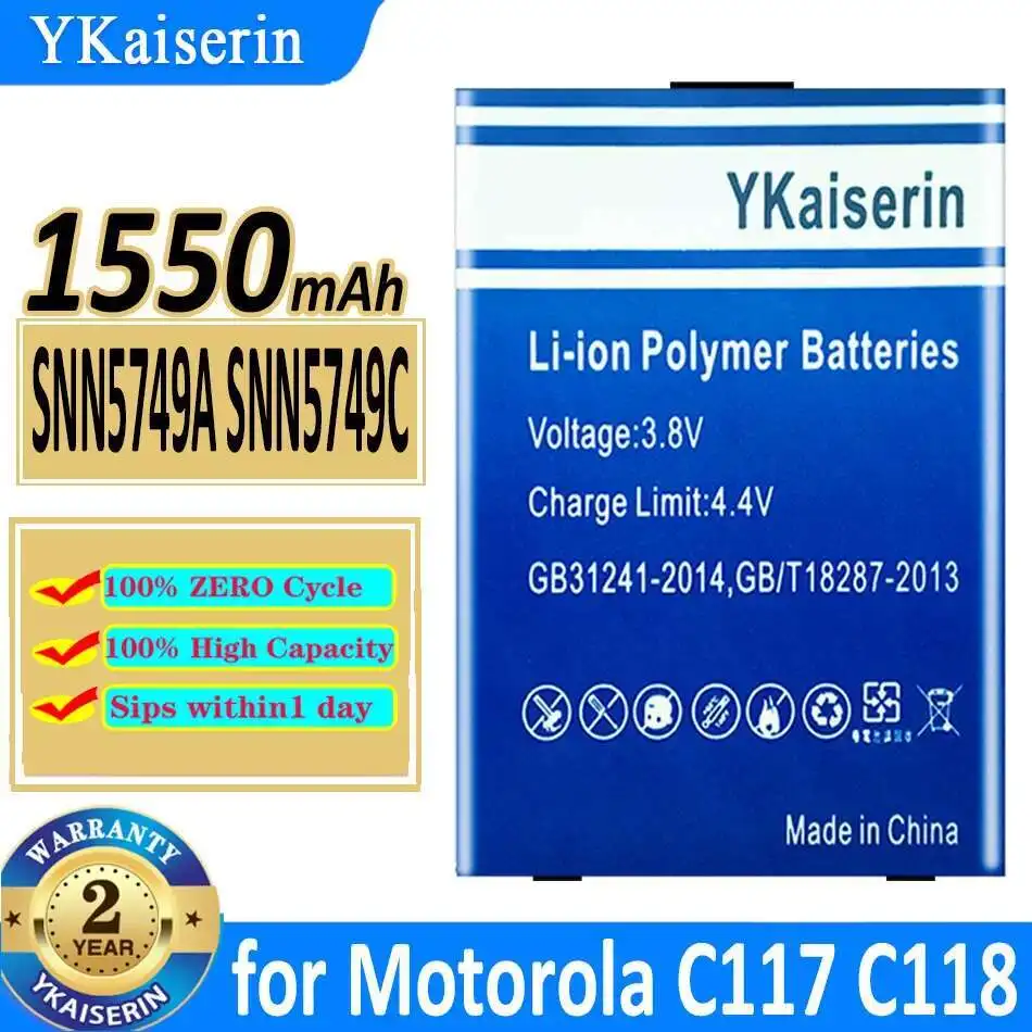 Аккумулятор мобильного телефона SNN5749A SNN5749C 1550 мАч для Motorola C117 C118 C155 C139 C115 C116 C157 V171 W150I W200
Аккумулятор мобильного телефона SNN5749A SNN5749C 1550 мАч для Motorola C117 C118 C155 C139 C115 C116 C157 V171 W150I W200
