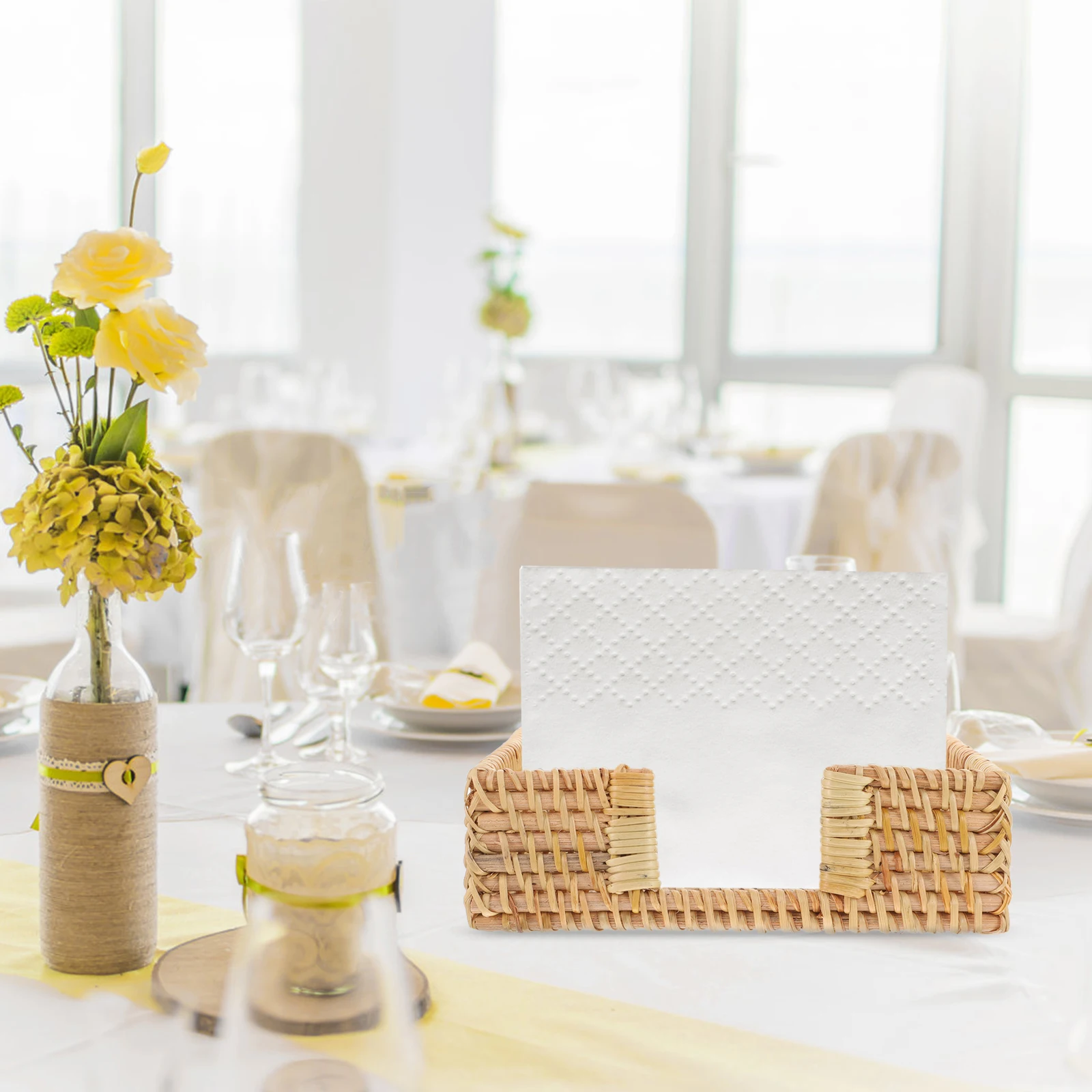 Rattan Tray Napkin Holder 18cm Square Woven Decorative Boho Table Wicker Bathroom Guest Towel Holder Tray Storage Box
Rattan Tray Napkin Holder 18cm Square Woven Decorative Boho Table Wicker Bathroom Guest Towel Holder Tray Storage Box