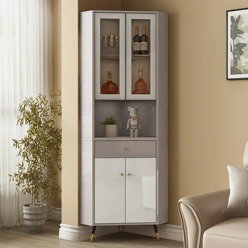 Glass door triangular wine cabinet, living room, high-end corner cabinet, hand display cabinet,
Glass door triangular wine cabinet, living room, high-end corner cabinet, hand display cabinet,